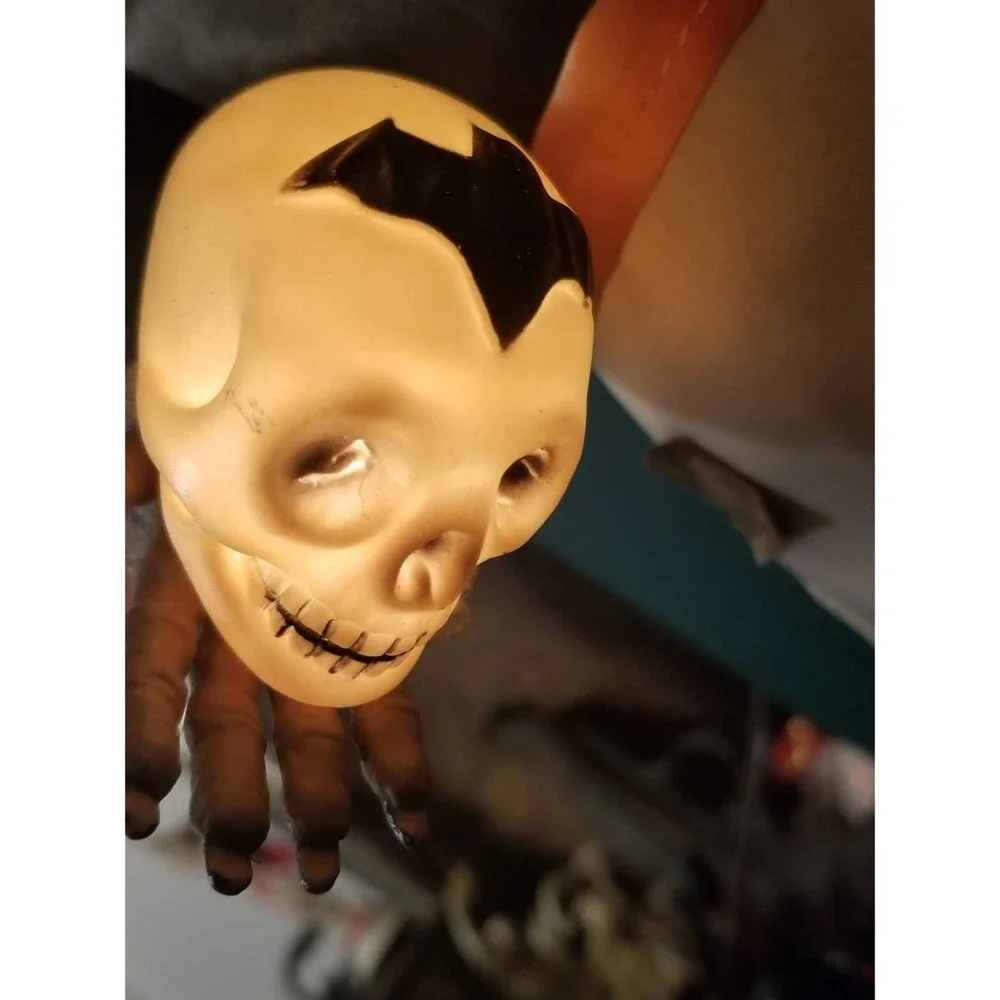 Vintage 1989 Sancho Witch Figure, Animatronic Halloween Decor (Original Box)